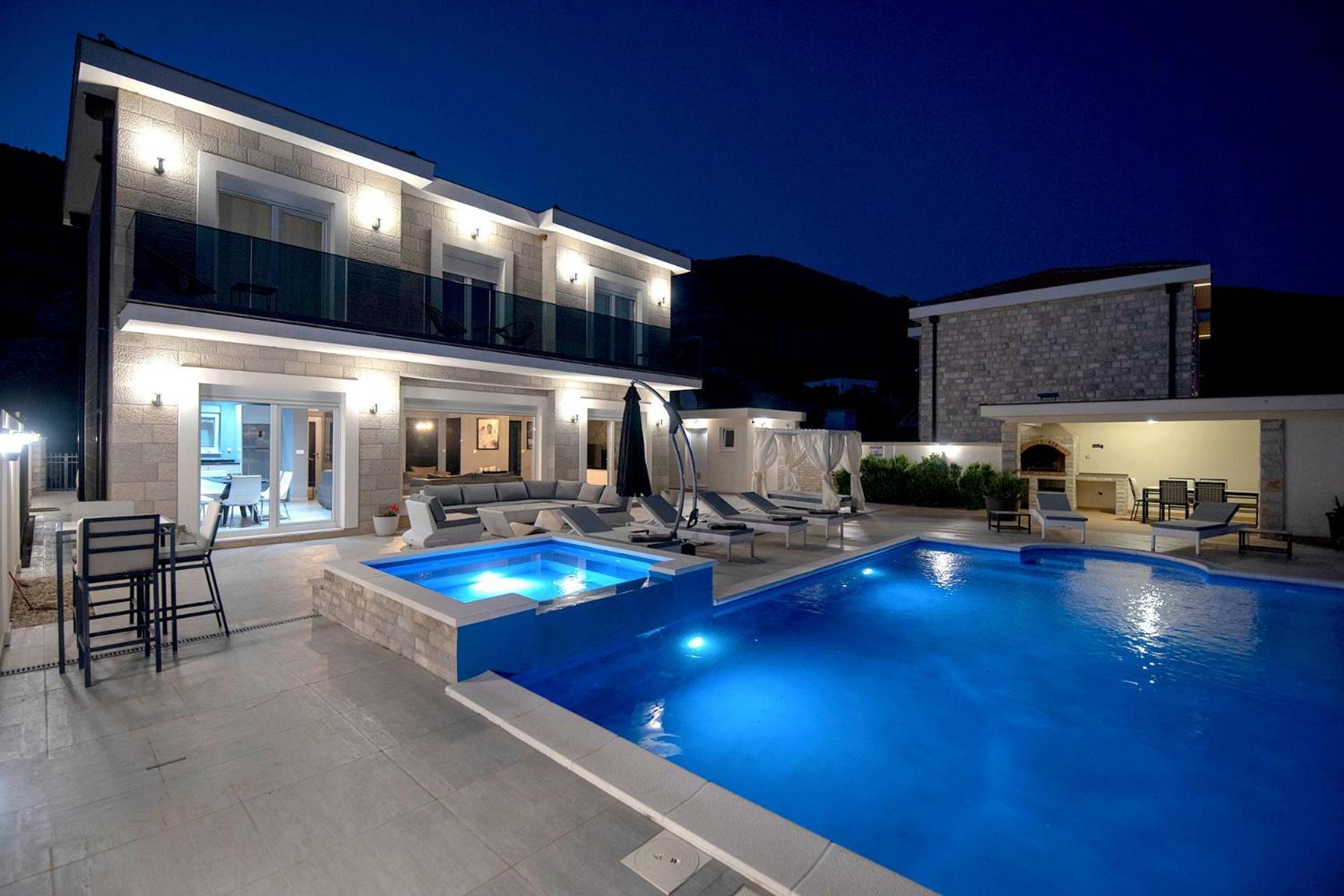 Luxury Villa Miriam With Private Pool And Jet Pool Near Dubrovnik Ivanica Экстерьер фото