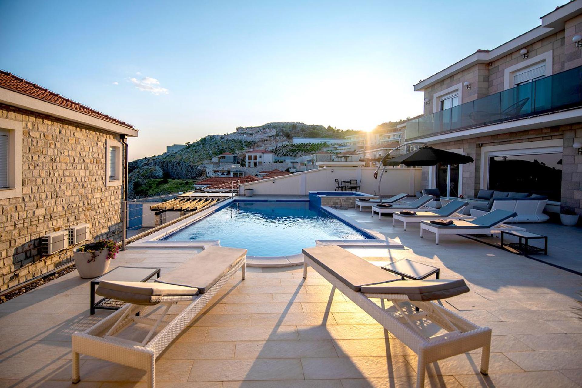 Luxury Villa Miriam With Private Pool And Jet Pool Near Dubrovnik Ivanica Экстерьер фото